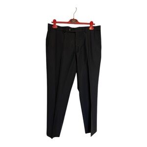 Elite navy blue pinstriped men’s dress pants